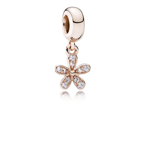 Charm colgante PANDORA Rose Margarita Brillante