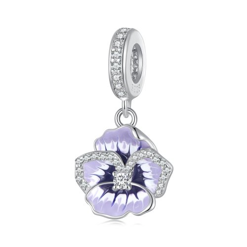 Pendiente de margarita estilo Pandora - SCC2583
