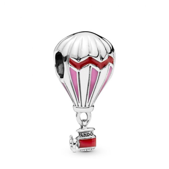 Charm PANDORA en plata de ley Globo Aeroestático Rojo - 798055ENMX - Haga click en la imagen para cerrar