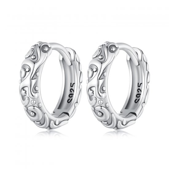 Aros de estilo Pandora con patrón retro - SCE1659 - Haga click en la imagen para cerrar