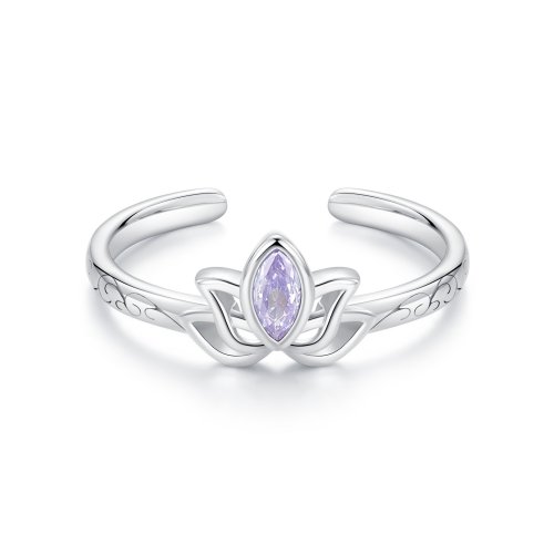 Anillo de loto estilo PANDORA - SCR1020-E