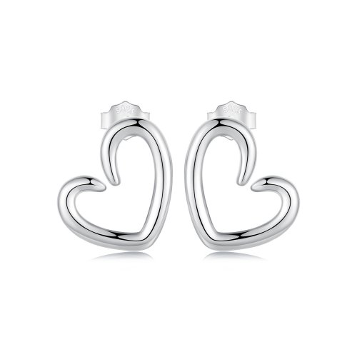 Pendientes de corazón estilo PANDORA - SCE1769