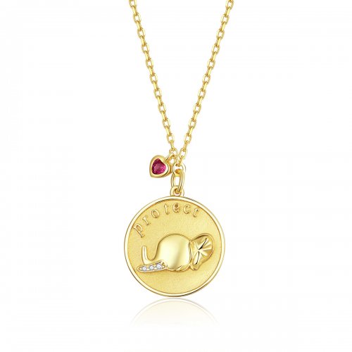 Collar de estilo Pandora con relieve de elefante - BSN173