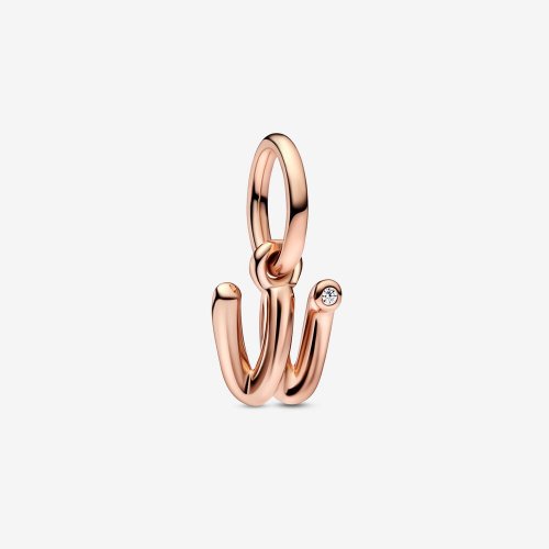 PANDORA Encanto Colgante de Letra W en Guión - 782481C01