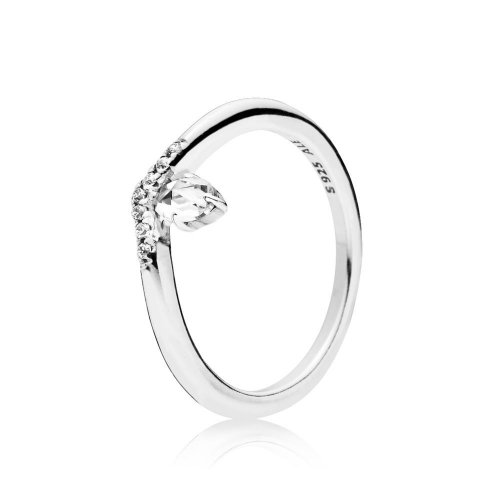 Anillo PANDORA en plata de primera ley Deseo Clásico - 197790CZ