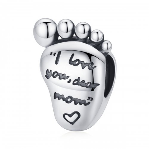 Charm estilo Pandora de pies enamorados - SCC1901