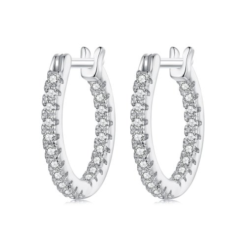 Pendientes brillantes estilo PANDORA - BSE1023