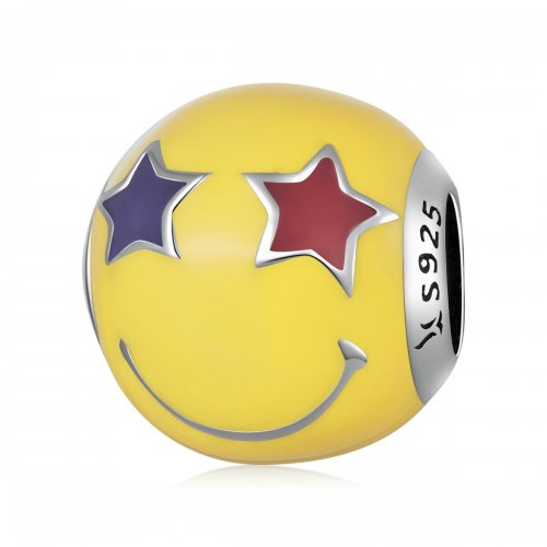 Charm Smiley Ojo de Estrella Estilo Pandora - SCC2190