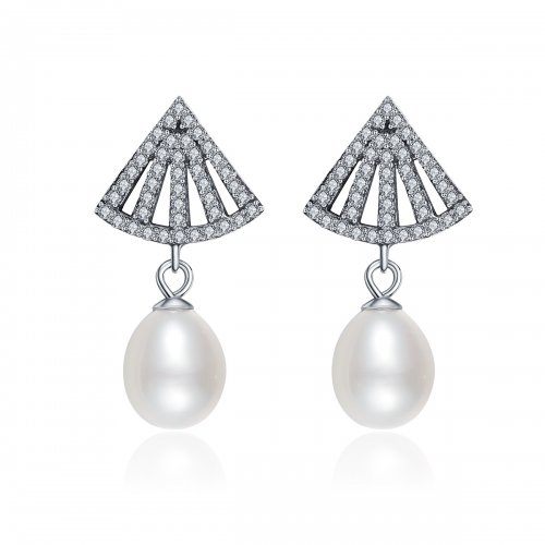 Estilo Pandora Clásico Pendientes de Estudio de Luz - VSE102