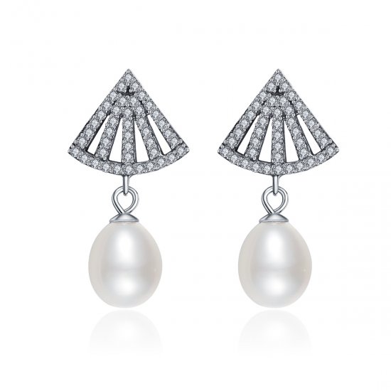 Estilo Pandora Clásico Pendientes de Estudio de Luz - VSE102 - Haga click en la imagen para cerrar