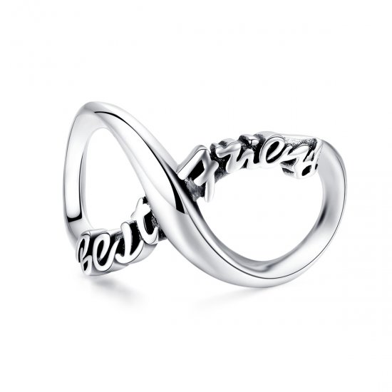 Charm estilo Pandora de plata con abertura en forma de atrapasueños - SCC723 - Haga click en la imagen para cerrar