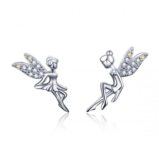 Estos aretes de botón estilo Pandora de Primavera Spirit - BSE046 - Haga click en la imagen para cerrar