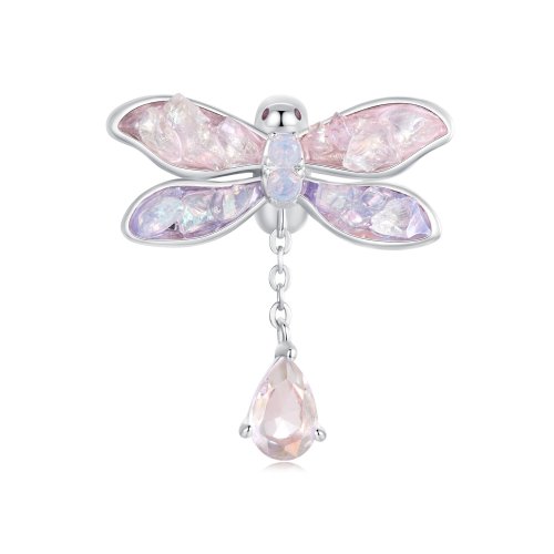 Cuentas de libélula Monet estilo PANDORA - BSC989 Cuentas de libélula Monet estilo PANDORA - BSC989