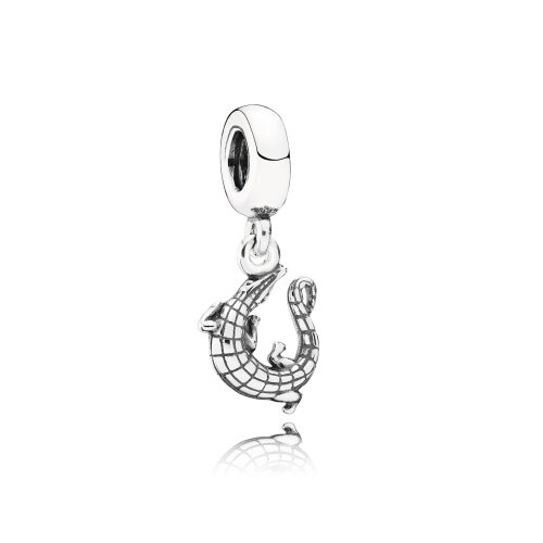 Charm colgante Plata de aligátor PANDORA