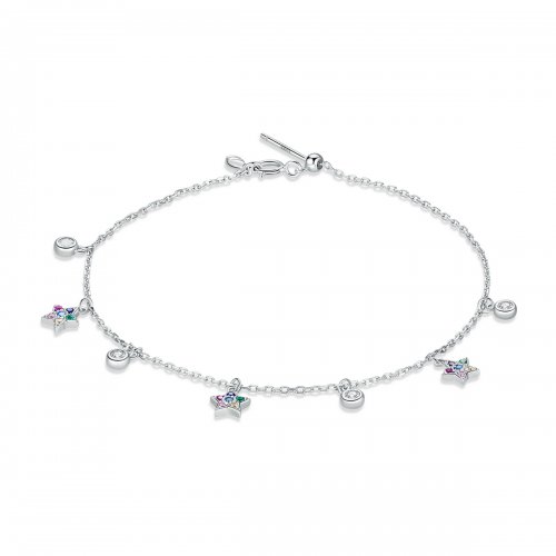 Pulsera estilo Pandora con estrella - SCB227