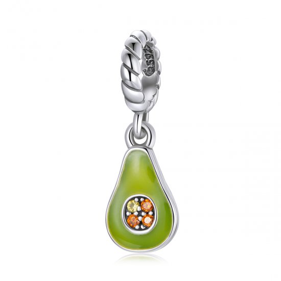 Pendiente de Aguacate de Estilo Pandora - BSC472 - Haga click en la imagen para cerrar