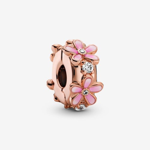 PANDORA Abalorio Clip Espaciador Margarita Rosa - 788809C01