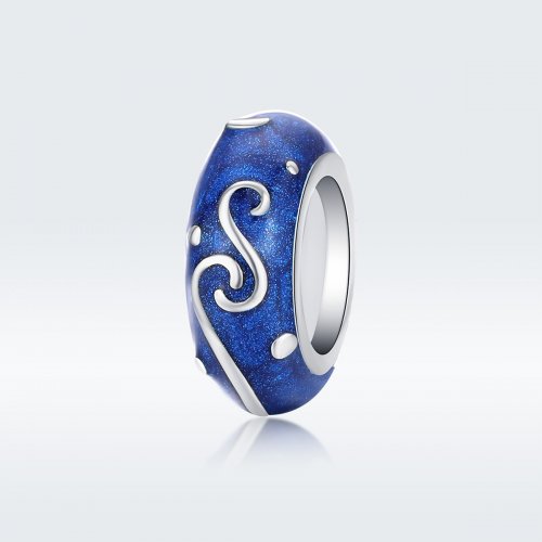 Charm espaciador Pandora Style Silver Star Glow - SCC1388