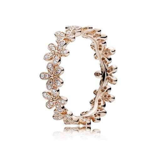 Anillo PANDORA Rose Banda de Margaritas Brillantes