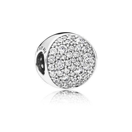 Charm PANDORA en plata de ley Esfera en pavé - 797540CZ