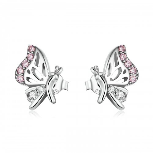 Estos pendientes de mariposa delicados estilo Pandora - BSE574