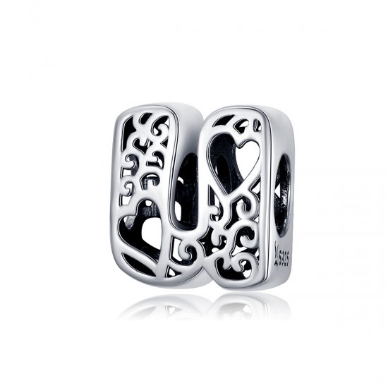 Charm Pandora estilo plata con letra U mágica - SCC1229-U - Haga click en la imagen para cerrar