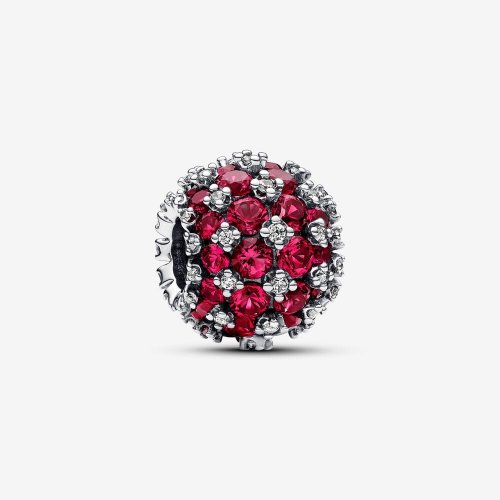 Charm Pandora Redondo Brillante en Pavé Rosa - 792630C03 Charm Pandora Redondo Brillante en Pavé Rosa - 792630C03