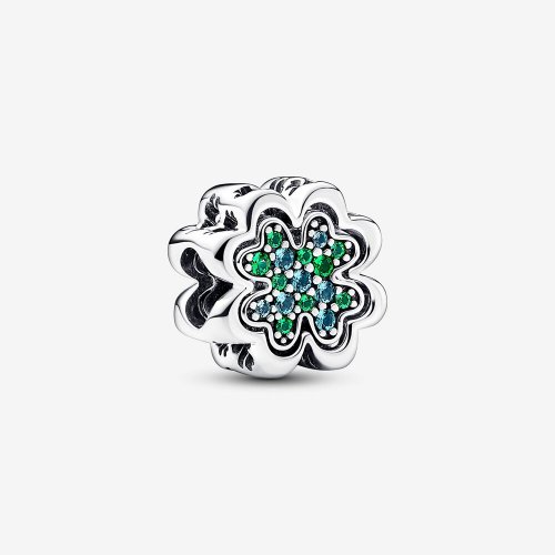 Charm de trébol de cuatro hojas divisible de Pandora - 792752C01