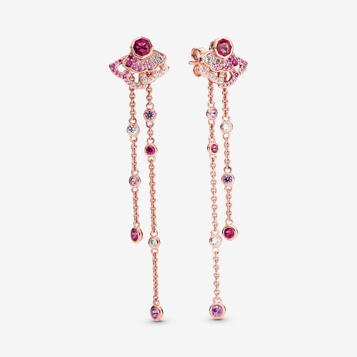 Pendientes colgantes PANDORA Pink Fan - 288190C01