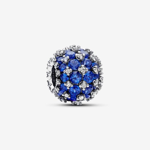 Charm Pandora Azul Redondo Brillante en Pavé - 792630C02