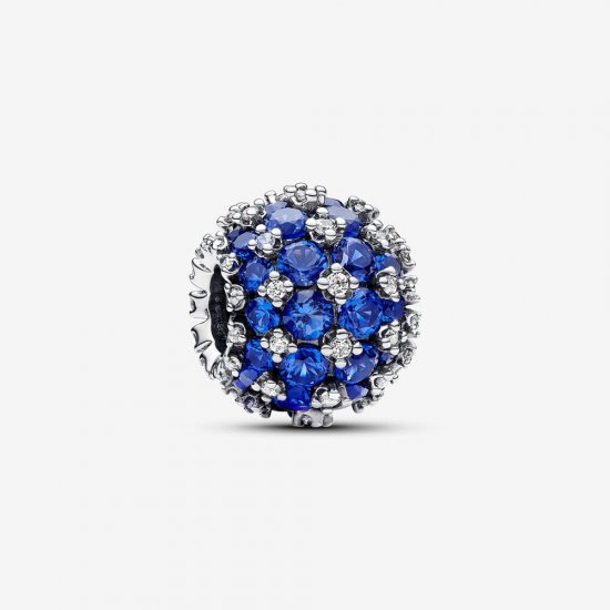 Charm Pandora Azul Redondo Brillante en Pavé - 792630C02 - Haga click en la imagen para cerrar