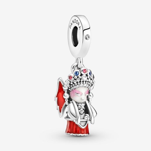 PANDORA Muñeca de la ópera de Pekín - Abalorio colgante - 799387C01