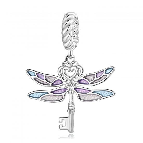 Colgante con forma de llave de libélula estilo PANDORA - BSC603 - Haga click en la imagen para cerrar