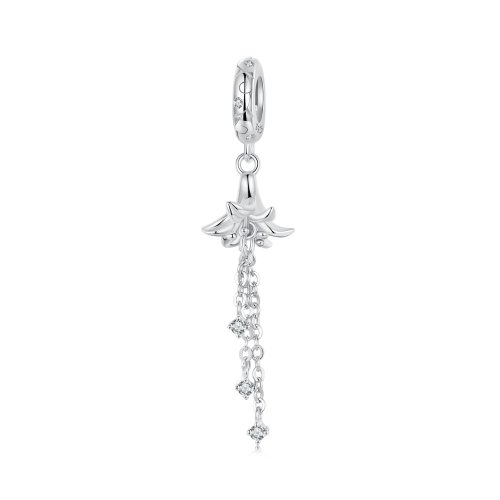 Colgante estilo PANDORA con forma de lirio - SCC2827