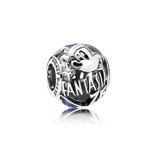 Charm en plata de ley Sorcerer Mickey Fantasia 75 Aniversario PANDORA