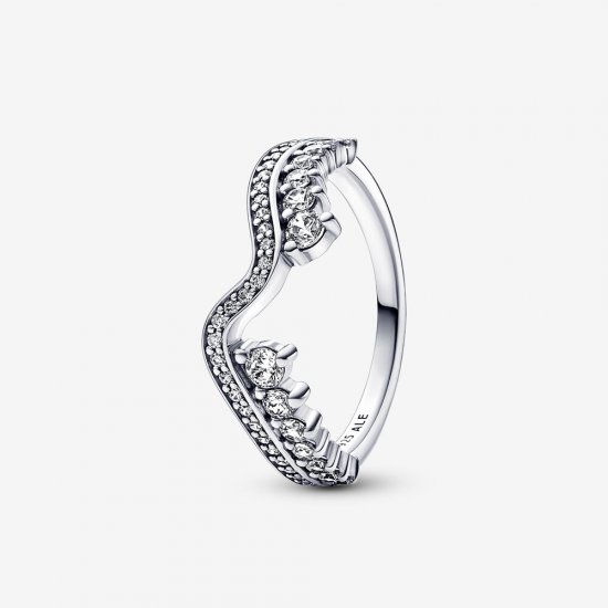 Anillo PANDORA Ondulado Asimétrico Brillante - 192543C01 - Haga click en la imagen para cerrar
