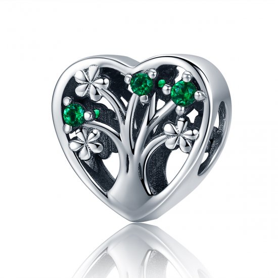 Charm estilo Pandora de plata con árbol de la vida - SCC221 - Haga click en la imagen para cerrar