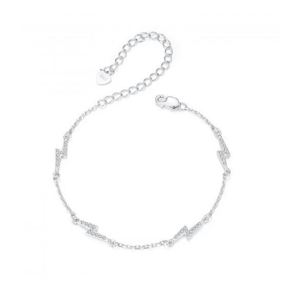Pulsera estilo PANDORA con relámpagos - BSB181 - Haga click en la imagen para cerrar