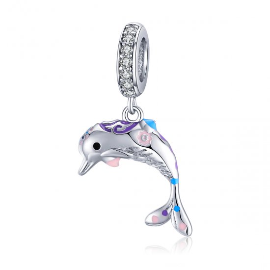 Estilo Pandora Colgante de Delfín - BSC159 - Haga click en la imagen para cerrar