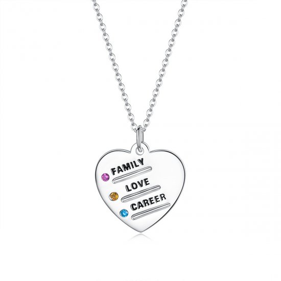 Collar de Estilo Pandora Love Language - BSN058 - Haga click en la imagen para cerrar