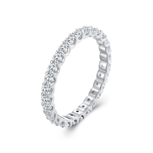 Anillo de estilo Pandora con Moissanita - MSR034