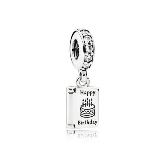 Charm colgante Feliz Cumpleaños - PANDORA - Haga click en la imagen para cerrar