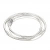 Pandora Moments Pulsera/Collar de cadena de serpiente con cierre de barril de doble envoltura - 599544C01-D