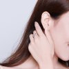Anillo Abierto de Plata Estilo Pandora con Diseño de Amor Infinito - SCR579