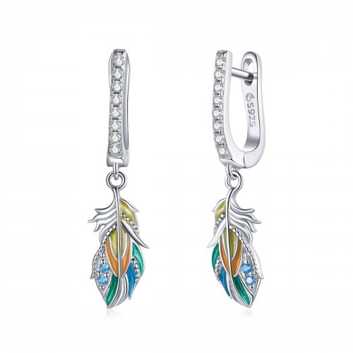 Estilo Pandora Aretes de Aro Iroha - BSE485