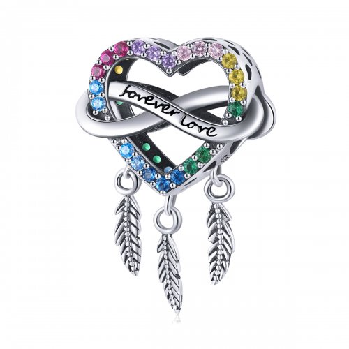 Charm estilo Pandora Love Dream Catcher - BSC506