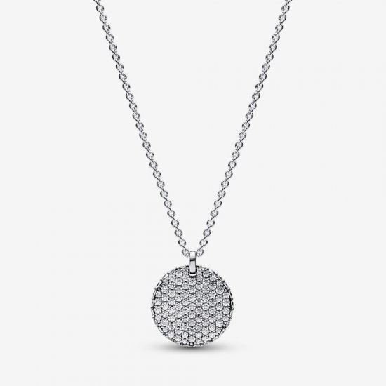Collar colgante redondo Pandora Timeless Pavé - 392632C01-45 - Haga click en la imagen para cerrar