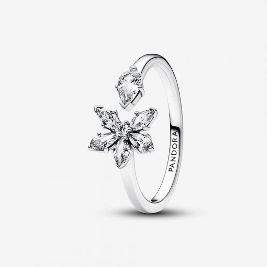 Anillo abierto de la colección Pandora Sparkling Herbarium Cluster - 192611C01 - Haga click en la imagen para cerrar