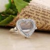 Anillo Locket PANDORA Corazón Brillante