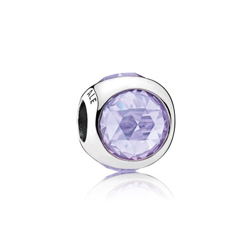 Charm Gota Radiante Lavanda - PANDORA